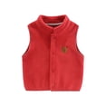 thumbnail image 2 of Holloyiver Boy and Girls's Fleece Vest Sherpa Warm Soft Lightweight Zipper Sleeveless Fall Coat Outerwear Jackets with Pockets kids Uniforms for boys Size 18M-7years, 2 of 6