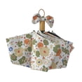 thumbnail image 2 of plegable ligero para mujer, diseño floral, resistente al viento triple, 2 of 8