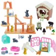 thumbnail image 1 of Iselyn Pet Pretend Play Toys 48 Piezas Figuras De Gatos Juguetes para Niños Centro De Cuidado De Gatos Detallado Realista con Accesorios Juegos De Juguetes Regalos Educativos para Niños Pequeños Niñas, 1 of 5