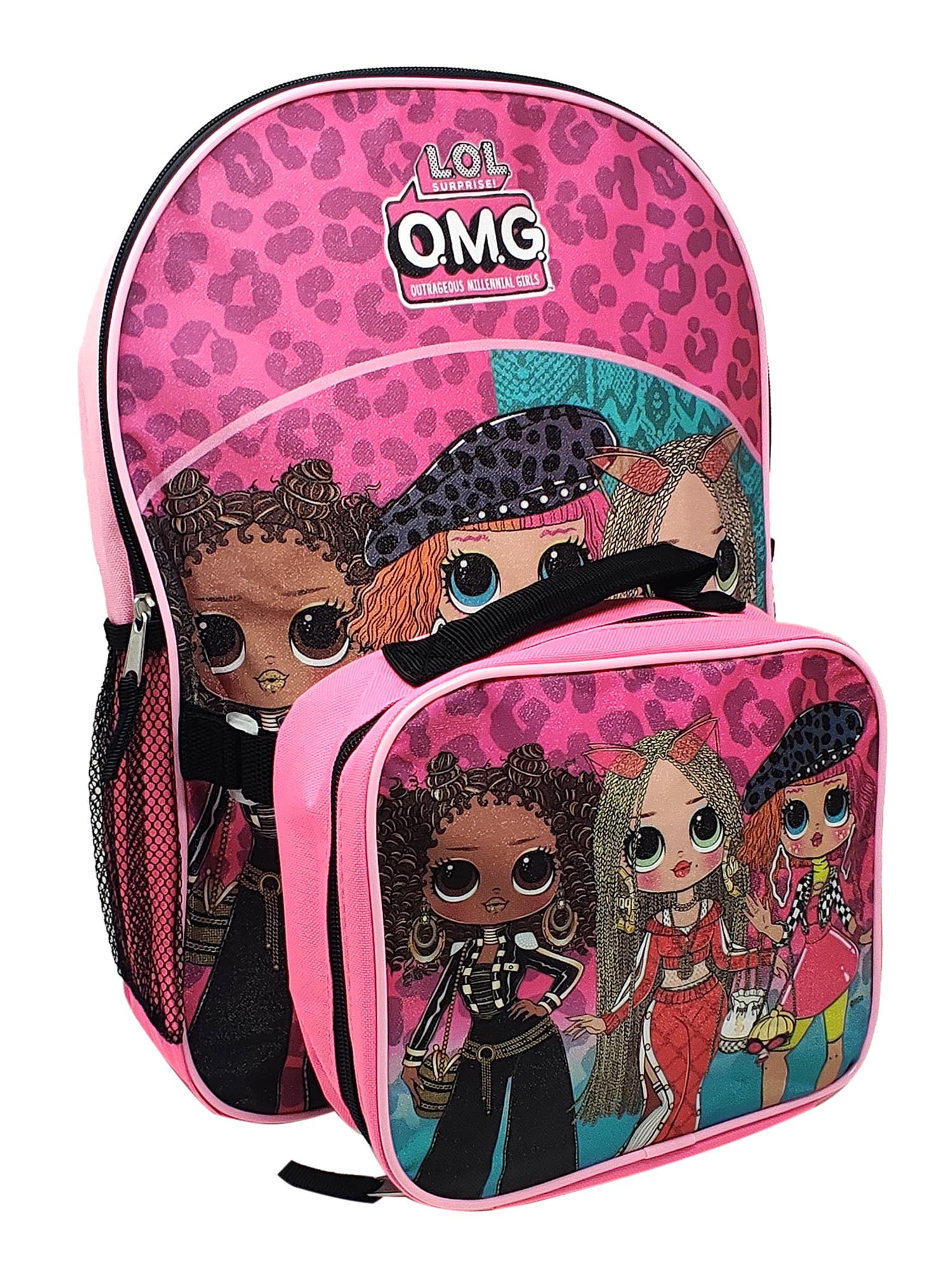 backpack with detachable lunch bag
