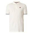 thumbnail image 5 of Fila Custom Two Button Tipped Rib Polo Shirt, White, 5 of 5