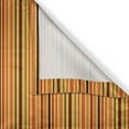 thumbnail image 6 of Ambesonne Abstract Valance & Curtain, Vibrant Vertical Lines, 55"x24", Orange Marigold Burgundy, 6 of 6