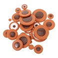 thumbnail image 2 of 25pcs Leather Saxophone Pad Repair Kit Alto Saxophone Sound Hole Pads Sound Hole Cushions Sax Sound Hole Pad Musical Instrument Part, 2 of 9