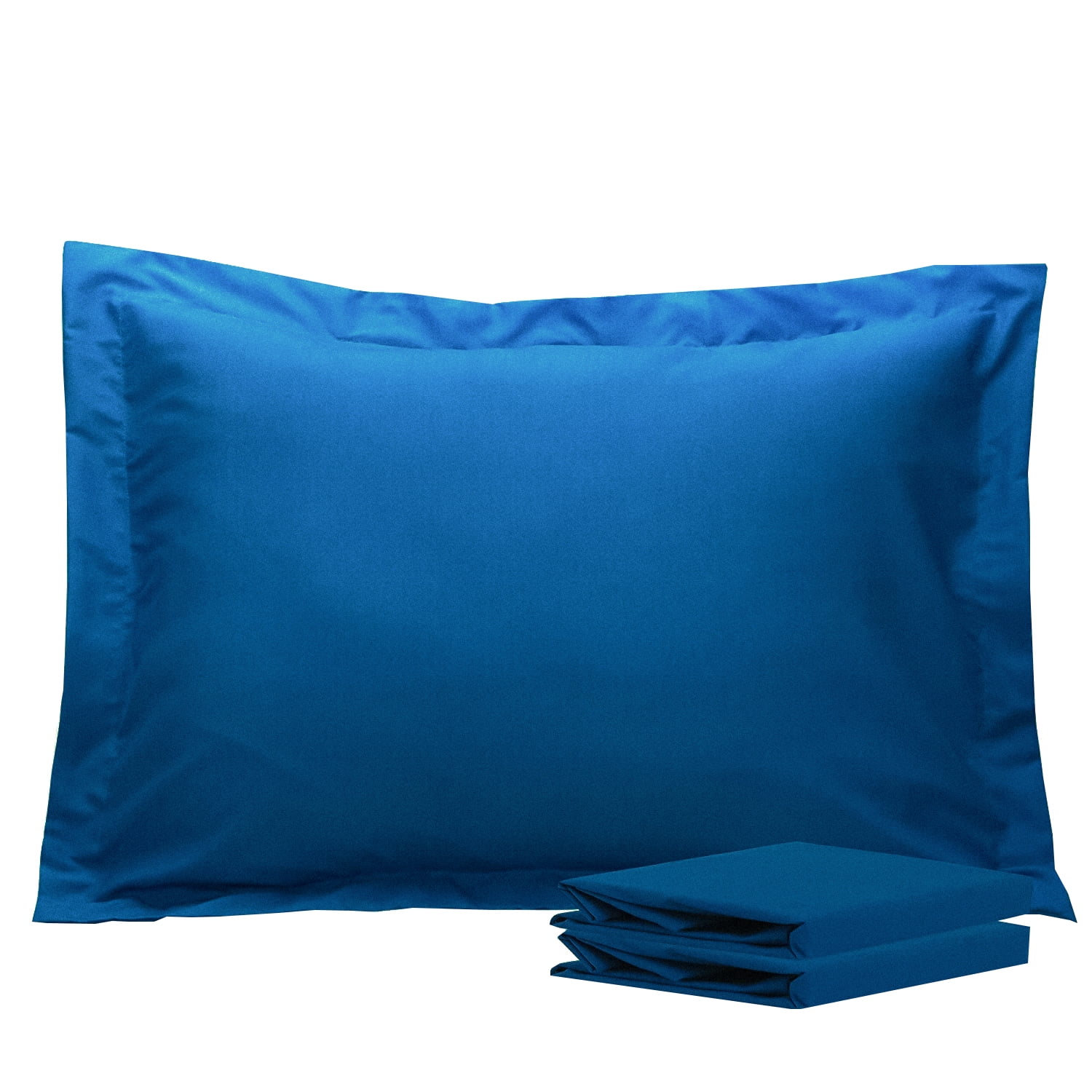 NTBAY Microfiber Standard Pillow Shams Set of 2, 20" x 26", Royal Blue