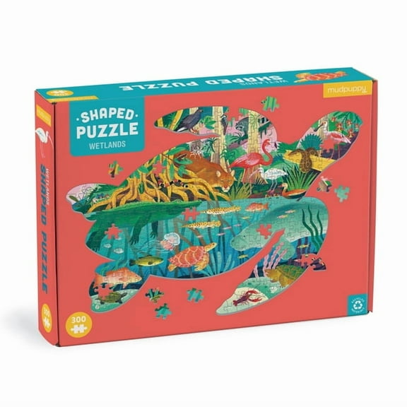 WETLANDS 300 PIECE SHAPED SCENE PUZZLE