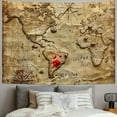 thumbnail image 2 of Orinice Fantasy Map Tapestry Wall Hanging Unique Style Graphic Tapestries Home Decor Art Living Room Bedroom Farmhouse Dorm Wall Art 60x50inch, 2 of 6