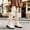 Beige, variant on Kids Girls Buckle Decor Knee High Boots, Ruched Long Shaft Non Slip Low Heel Footwear, Stylish Casual Boots for Fall Winter 3 Big Kids