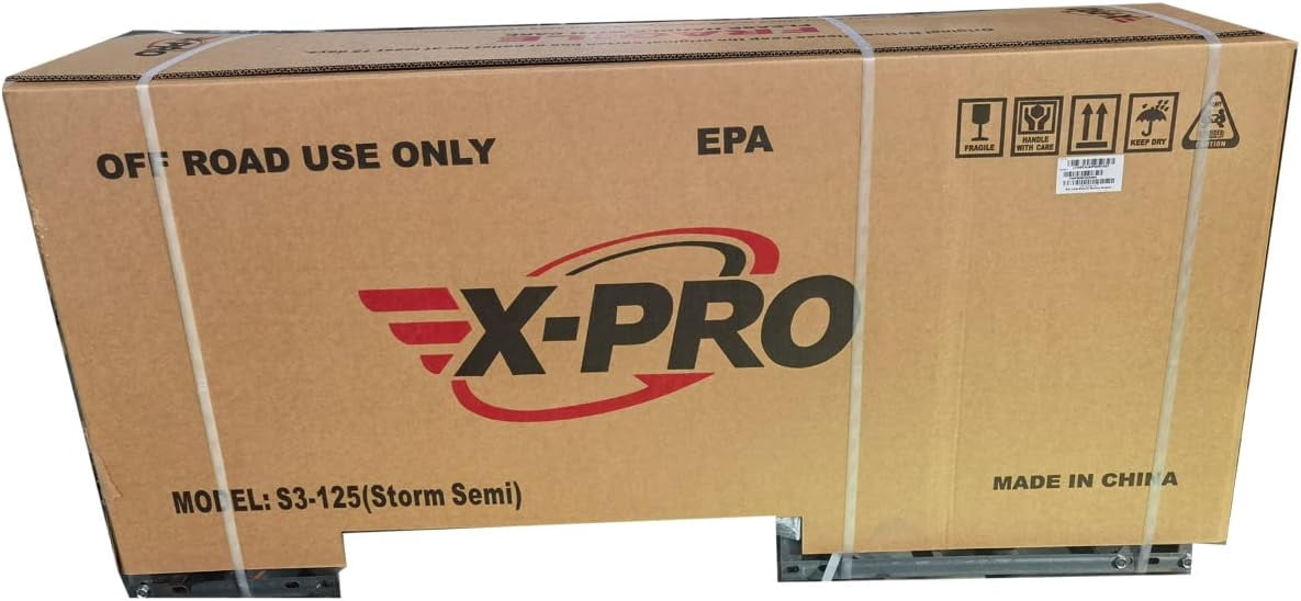 X-pro Storm Semi S3 Gasoline 125cc Dirt Bike - Blue