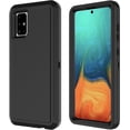 thumbnail image 1 of HSHDLDF Samsung Galaxy A71 4G Case, Samsung Galaxy A71 4G Case Soft TPU Hard PC Heavy Duty Shockproof 3 Layer Cover for Samsung Galaxy A71 4G (All Black), 1 of 5