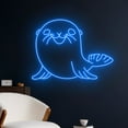 thumbnail image 2 of Handmadetneonsign Seal Neon Sign, Seal Led Sign, Seal Neon Light, Marine Seal LED Light, 2 of 5