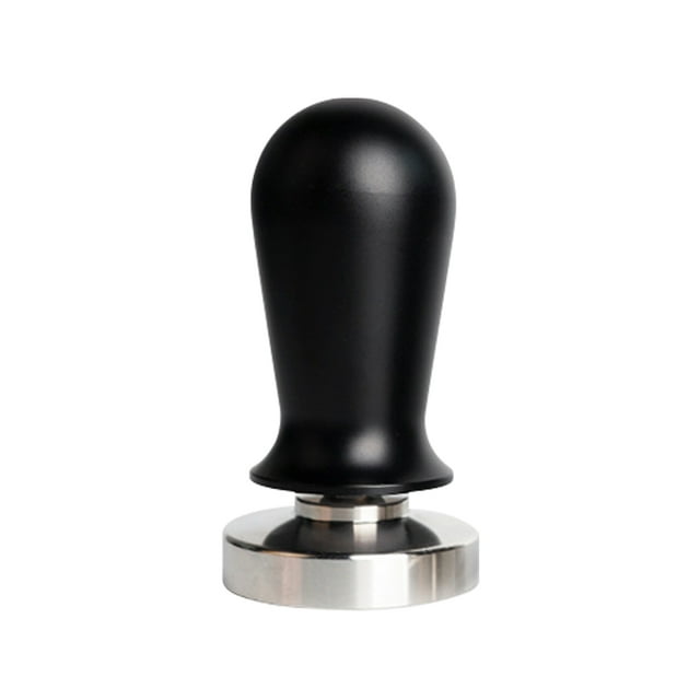 Irfora Sabotaje de café Sabotaje de café expreso de acero inoxidable de 51 mm con elegante mango de madera Sabotajes de mano expreso con resorte Irfora Sabotaje de café