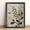 Lily of the Valley, variant on 12x16in Framed 3D Lily Wood Print, Wooden Frame & Backing, Neutral Beige Brown Floral Wall Art for Living Room Bedroom Decor