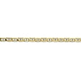 thumbnail image 2 of Avariah Diamonds Solid 10K Yellow Gold 4mm Concave Anchor Chain - 7" Bracelet, 2 of 8