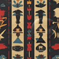 thumbnail image 4 of Yayeee Shower Curtain with Hooks 72"x72" Waterproof Fabric Bathroom Hanging Decor, Beige Geometric, 4 of 5