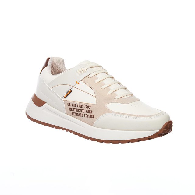 Tenis Casuales Hombre Moda Urbanos Tipo Piel Late Cómodos blanco 29 Incógnita 024C1C