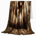 thumbnail image 2 of Siamese Cat Grooming Kitten Autumnal autumn celebration Scene Vintage, Warm Flannel Blanket for Living Room and Reading Nook, Festive Pet Portrait Pattern, Cat Lovers Christmas Gift, 2 of 7