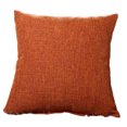 thumbnail image 1 of CAROOTU Linen Throw Pillow Cover Solid Plain Color Square / Rectangular Pillowcase for Couch Sofa Bed Car Home New, 1 of 6