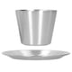 thumbnail image 4 of Ouitble Juego De Tazas De Café De Acero Inoxidable, Taza De Café Pulida con Espejo De Doble Pared con Platillo, Taza De Té, Artículos para Beber, 4 of 14