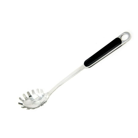 Alpha Living Pasta Spoon - Pasta Fork - Rust Free High Grade Stainless Steel - Spaghetti Server