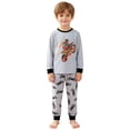 thumbnail image 4 of UAYOTSE Boys Long Sleeve Pajama Set Motorcycle Monster Truck Graphic 2‑Piece Boys Sleep Set Size 3-4 Years, 4 of 9