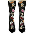 thumbnail image 4 of ThisWear Alcohol Socks If You Can See This I Need Some Wine Funny Quote Gift 12-Pair Novelty Crew Socks, 4 of 5