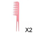 thumbnail image 1 of de 2 Peines para Cabello Ondulado, Estilo Vanguardista , 2 piezas, 1 of 8