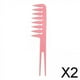 thumbnail image 1 of de 2 Peines para Cabello Ondulado, Estilo Vanguardista , 2 piezas, 1 of 8