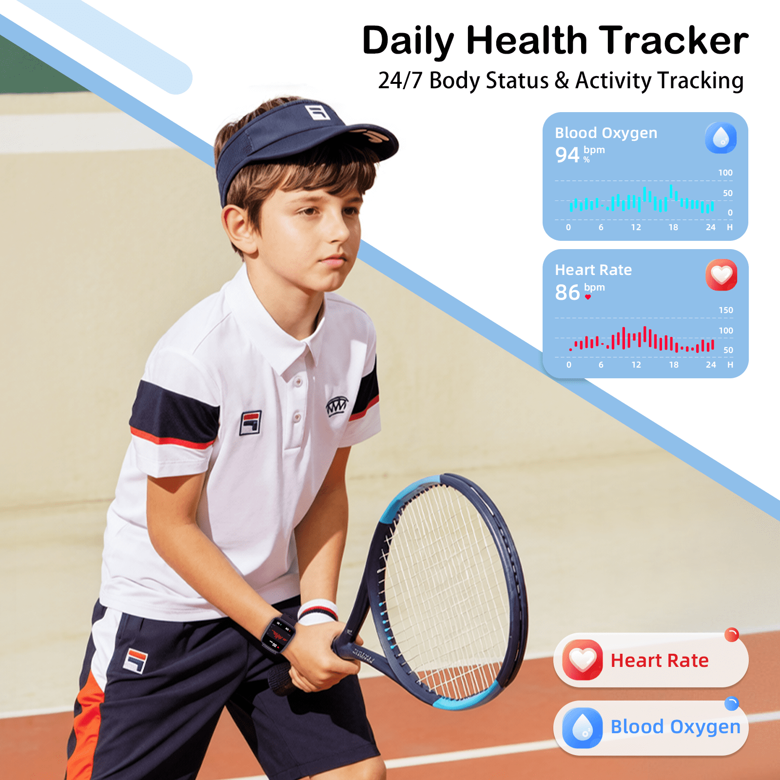 2026 Cillso Smart Watch for Kids with Find My, 1.83" HD Touch Screen, BLE5.3, IP68 Waterproof, Multiple Sports Modes, Activity Tracker Pedometer,Ideal thoughtful Gift