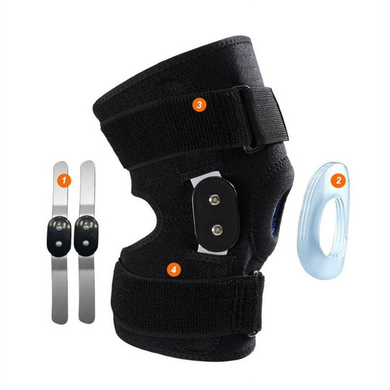 Decompression Knee Brace with Side Stabilizer Effectively Relieve Acl  Arthritis Meniscus Tear Tendonitis Pain Adjustable Compression Belt Unisex  One Size 