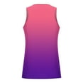 thumbnail image 3 of Xysaqa Men's Gym Workout Sports Tank Tops, Fashion Gradient Sleeveless Tee Summer Casual Big & Tall Shirts for Men S-4XL, 3 of 4