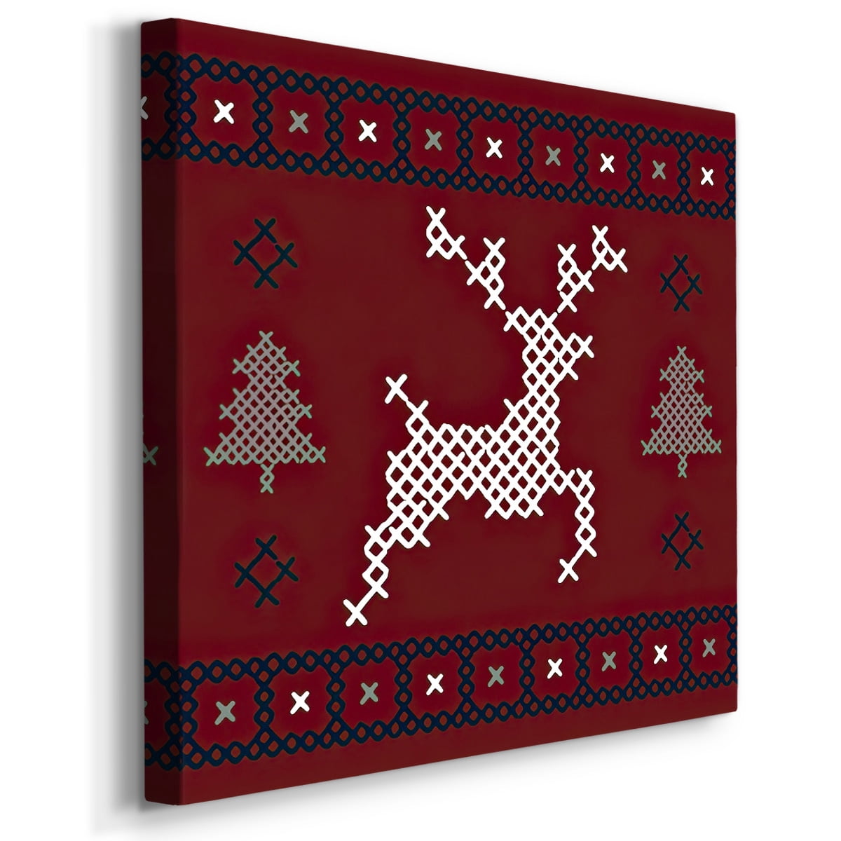Reindeer Sweater- Gallery Wrapped Canvas