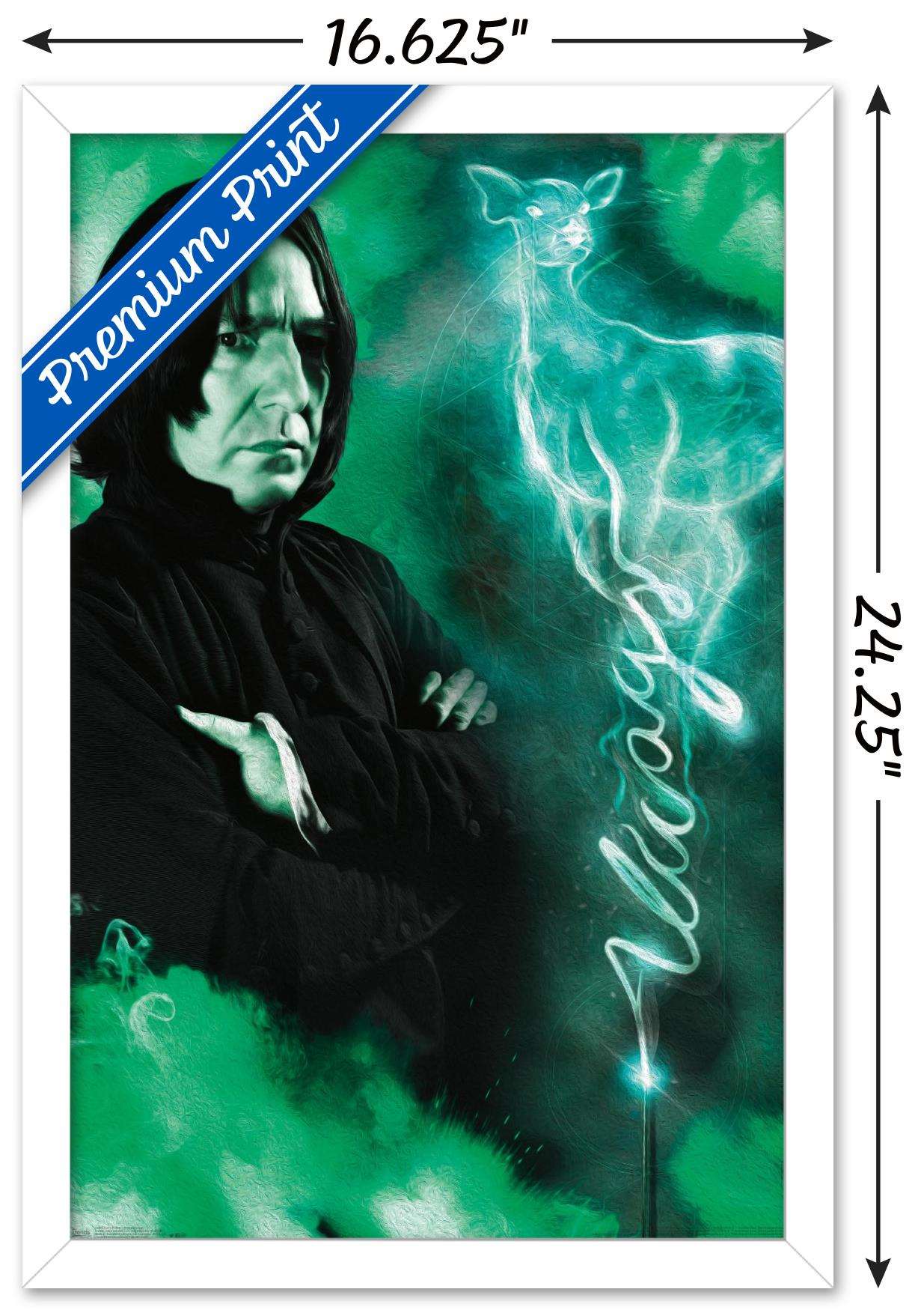 The Wizarding World: Harry Potter - Snape Always Wall Poster, 14.725" x 22.375", Framed
