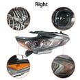 thumbnail image 2 of SEBLAFF Headlight Assembly Halogen Headlights with Black Bezel Replacement for 2016-2018 Nissan Altima Chrome Style Left Right Pair, 2 of 5