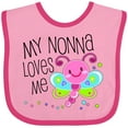 thumbnail image 3 of Inktastic My Nonna Loves Me- Cute Dragonfly Boys or Girls Baby Bib, 3 of 4