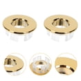thumbnail image 3 of 2Pcs Bathroom Sink Overflow Covers Professional Basin Rings, 3 of 8