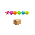 thumbnail image 1 of Juguetes Pelotas Bebé 6 pz Belug Multicolor, 1 of 5