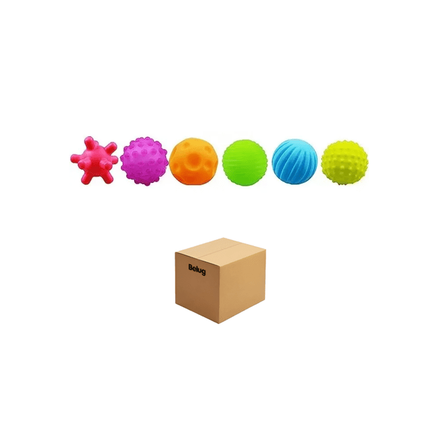 Juguetes Pelotas Bebé 6 pz Belug Multicolor