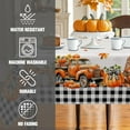thumbnail image 6 of Fall Tablecloth Thanksgiving Tablecloths Square 60x60 Inch, Autumn Harvest Plaid Truck Gnome Pumpkin Table Cover Waterproof for Fall Thanksgiving Dinning Table Decorations, 6 of 6