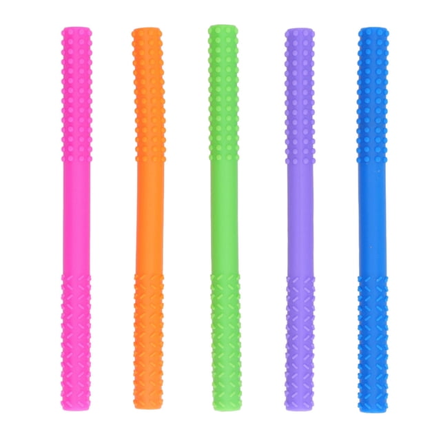 palitos de dentición para bebés, tubos de silicona suave para rechinar los dientes, juguetes para la dentición para bebés y niños pequeños, estilo 1