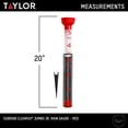 thumbnail image 2 of Pluviómetro Taylor Jumbo Jr, 5 pulgadas de capacidad, rojo, 2 of 6