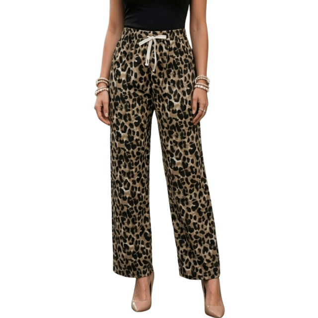 Pants Mujer Corte Ancho Unitalla Diseño Moderno y Fresco para Verano