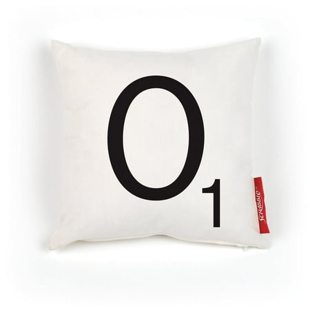 Scrabble 100 Percent Polyester Pillow Cover Letter O Screen
