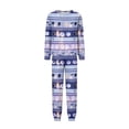 thumbnail image 6 of Matching Halloween Pajamas Set for Whole Family, Breathable Long Sleeve Halloween Family Pajamas with Moon Ghost Pattern, Cozy Family Halloween Pajama Set Sleepwear, 6 of 7