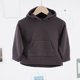 thumbnail image 3 of Blusa con capucha de manga larga para niños, suéter de color liso con gorro, suéter de punto, top informal con capucha para niños y niñas, top de poliéster para niñas, 3 of 6