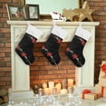 thumbnail image 6 of GZHJMY Cute Christmas Flower Poinsettia Christmas Stockings, Personalized Large Christmas Stocking, Cute Snowflake Stockings 18" for Xmas Decorations and Holiday Family Party Decor Xmas, 6 of 7
