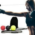 thumbnail image 4 of Boxing Reflex Ball, Boxing Training Ball 3 Difficulty Level Boxing Ball with Headband, Suit for Reaction, Agility, Punching Speed, Fight Skill and Hand Eye Coordination Training, 4 of 6