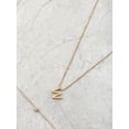 thumbnail image 4 of Time and Tru Goldtone Initial Letter Necklace Set, 2 Pieces, Letter W, 4 of 4