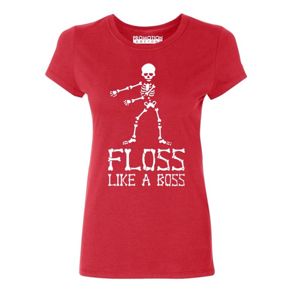 Floss Like A Boss Funny Dance Halloween Women's T-shirt, 3XL, Red