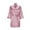 Hot Pink, variant on Womens Solid Color Light Bathrobe Wedding Makeup Bridesmaid Satin Kimono Pajamas Short Home Wear Womens Robes Rose Gold,XL