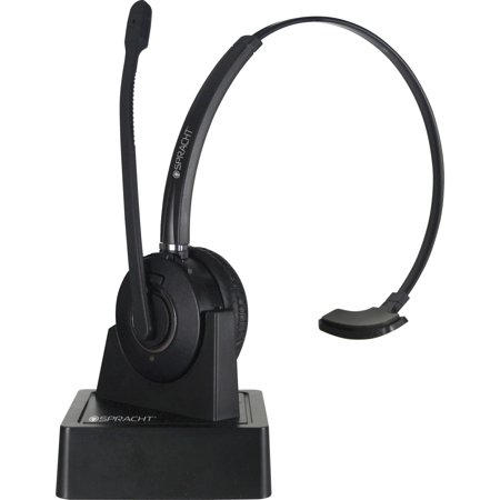 UPC: 0800807320437 | Spracht  SPTHS2060  ZUM COMBO Bluetooth/USB Wireless Headset + Base  1  Black